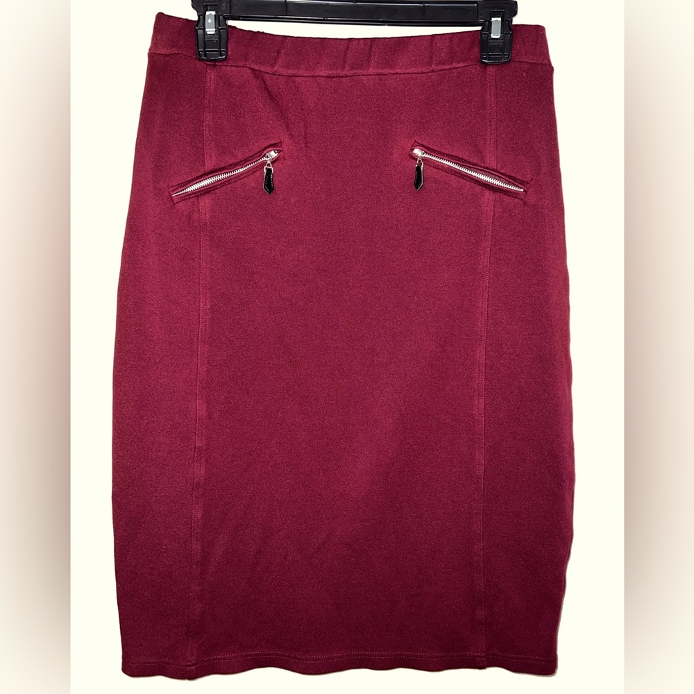 Ashley Blue Pencil Skirt